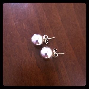 Tiffany & Co Sterling Silver 10mm Ball earrings